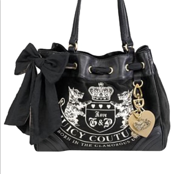juicy couture daydreamer velour bag